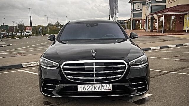 S Class (W223) in Moscow Russia