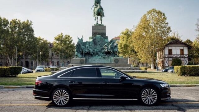 Audi A8 in Turin (Italy)