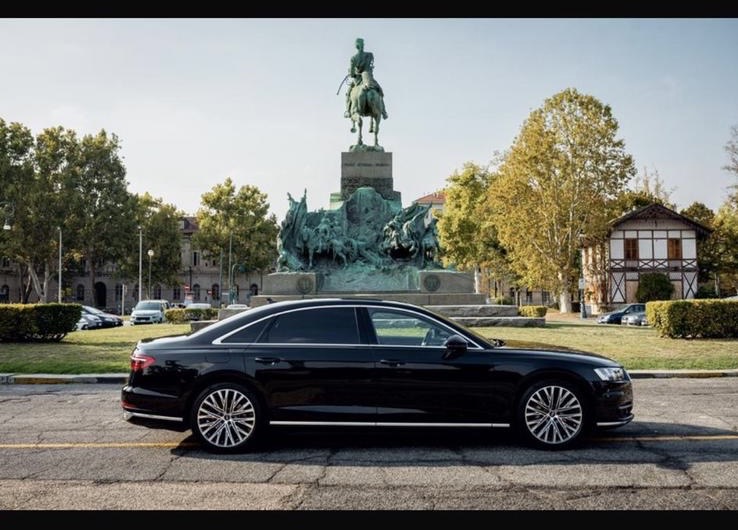 Audi A8 in Turin (Italy)