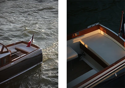 Corto boat ride on the Seine