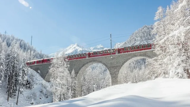 From Milan: St. Moritz and Panoramic Bernina Express Tour