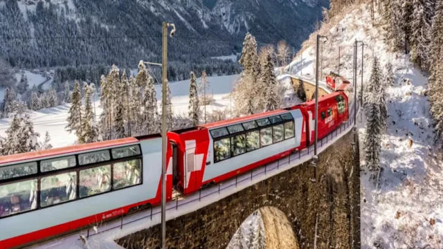 From Milan: St. Moritz and Panoramic Bernina Express Tour