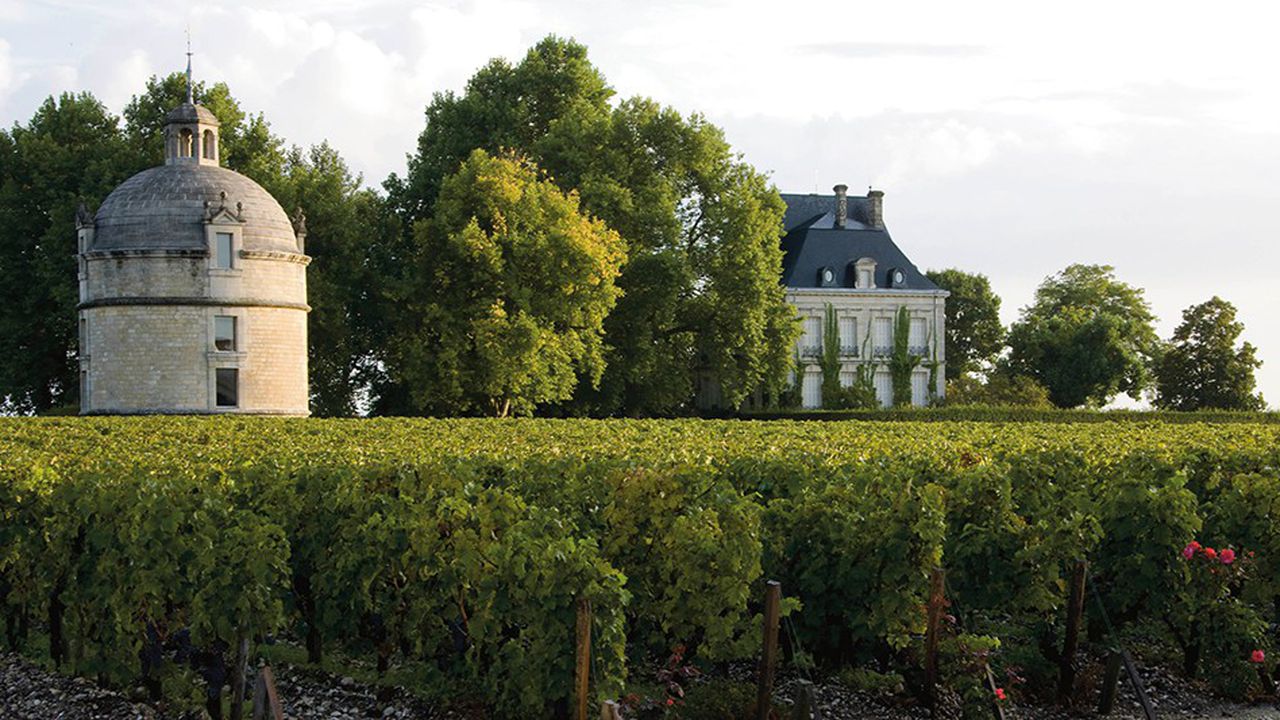 Château Latour. Grand Cru Wine in Bordeaux (France)