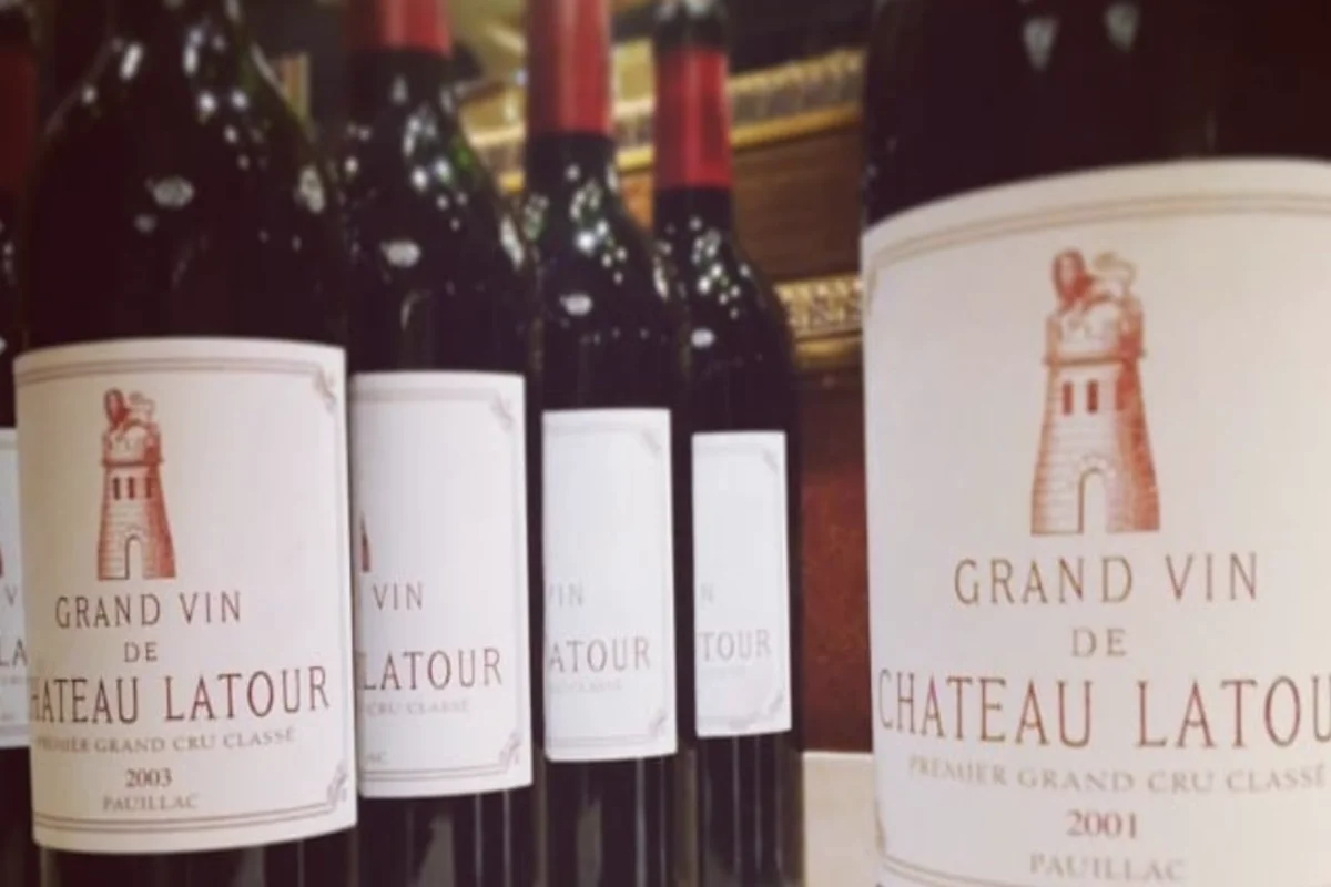 Château Latour. Grand Cru Wine in Bordeaux (France)