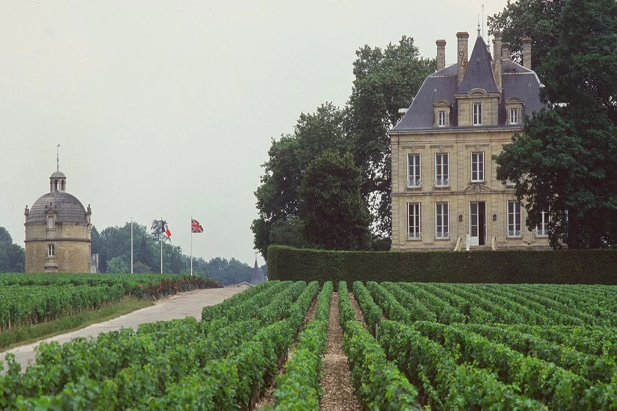 Château Latour. Grand Cru Wine in Bordeaux (France)