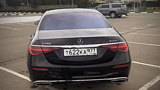 S Class (W223) in Moscow Russia