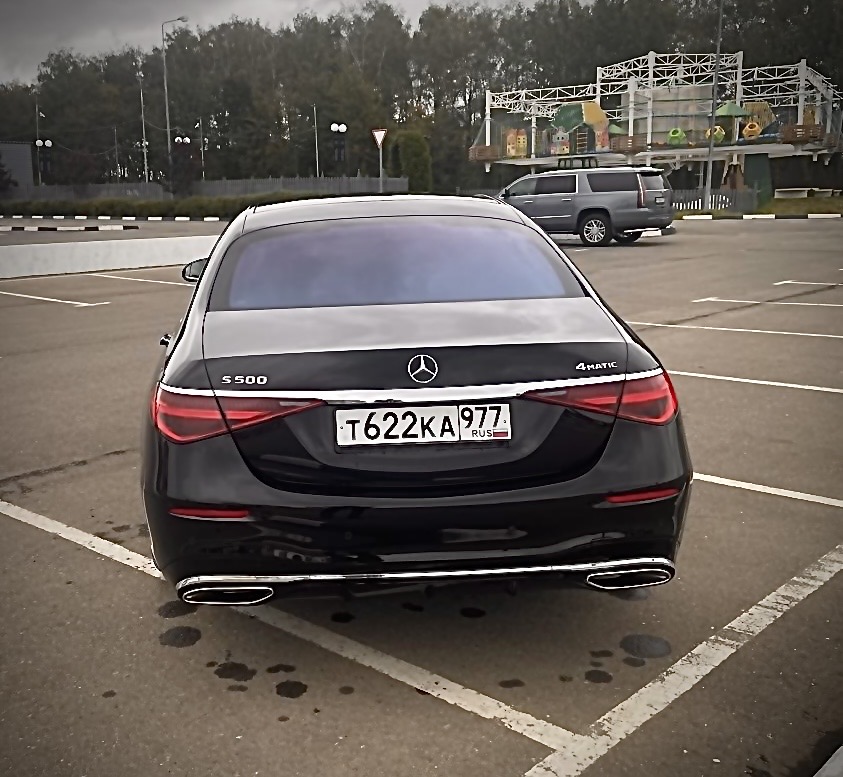 S Class (W223) in Moscow Russia