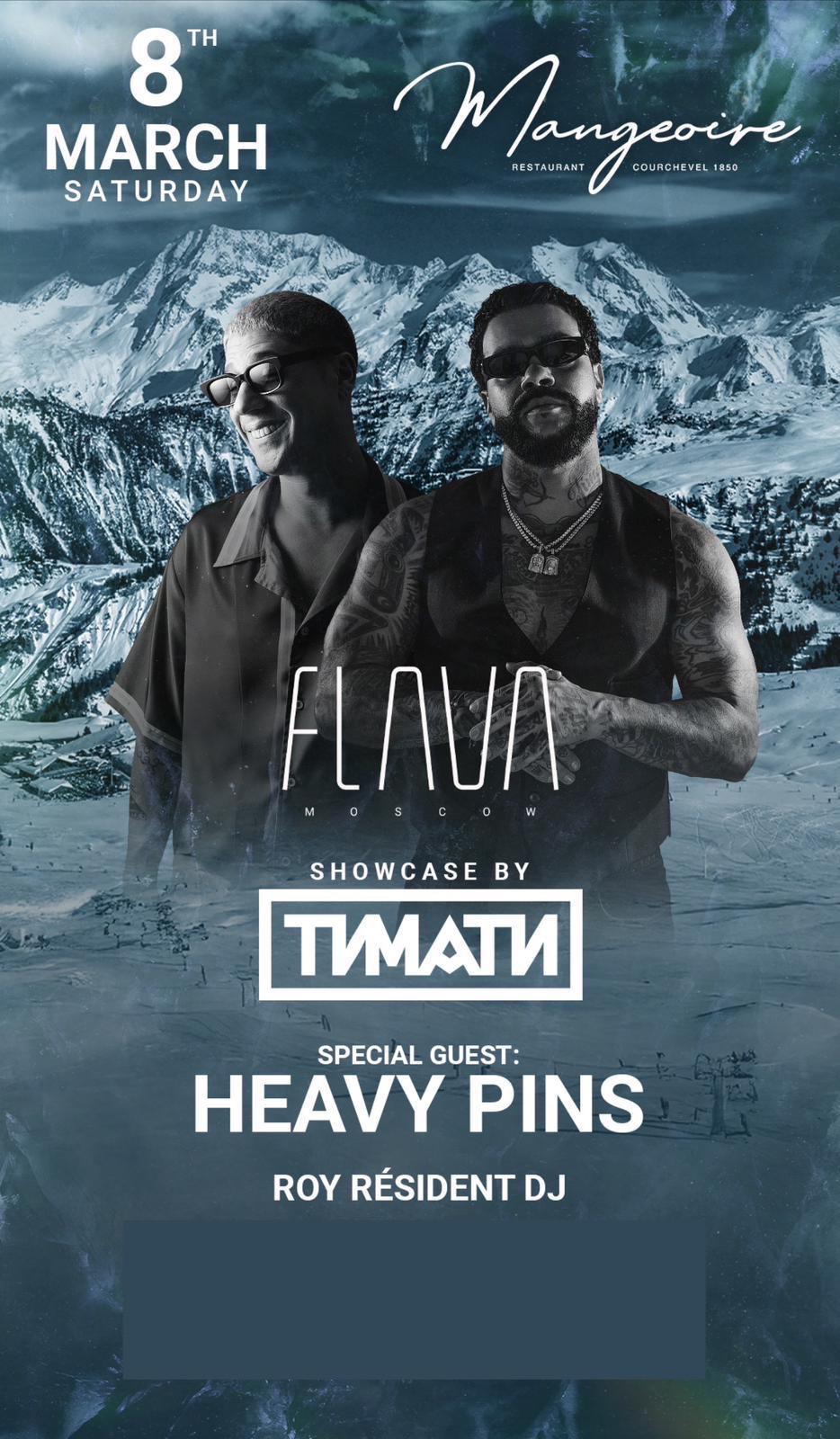 🌸 March 8 – Timati at La Mangeoire Club, Courchevel