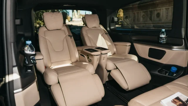 Rent Mercedes-Benz V-Class with driver in London