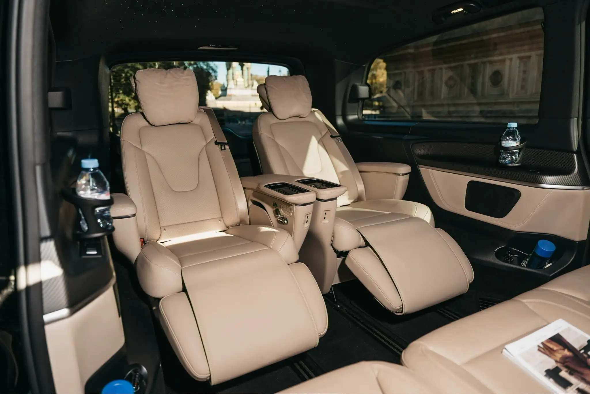 Rent Mercedes-Benz V-Class with driver in London