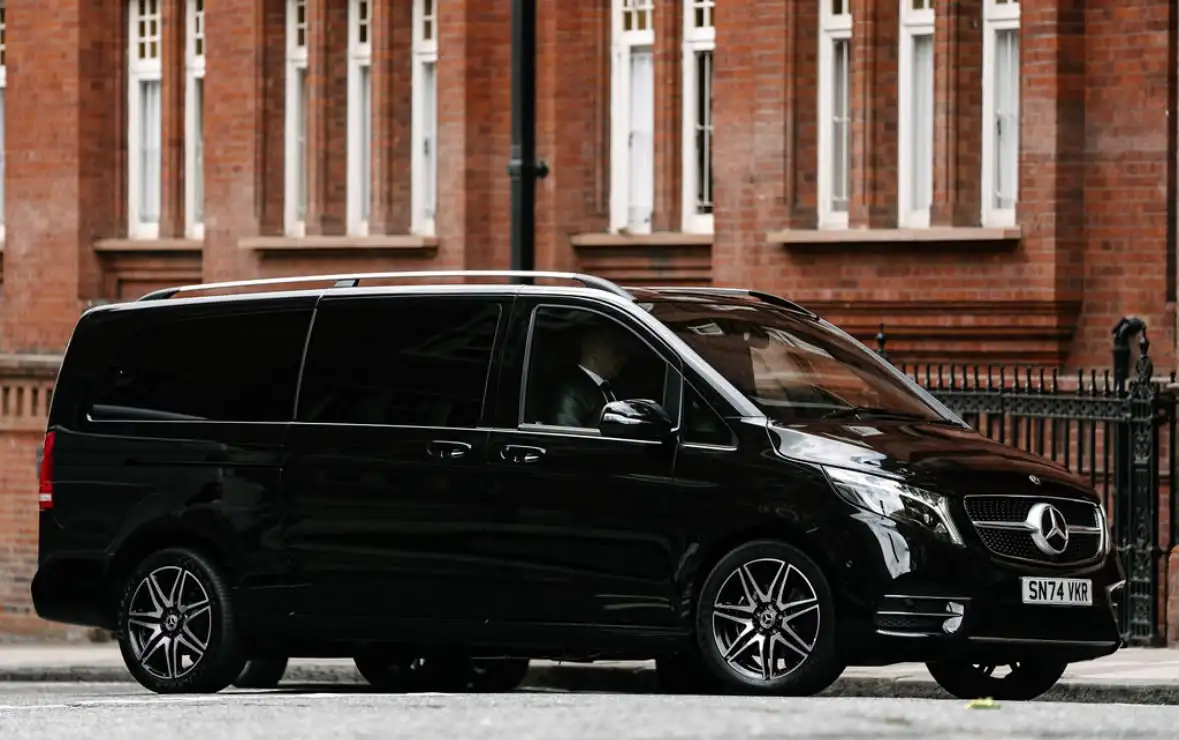 Rent Mercedes-Benz V-Class with driver in London