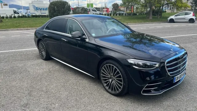 Rent Mercedes-Benz S-Class with driver in Cannes