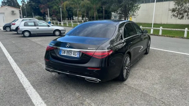 Rent Mercedes-Benz S-Class with driver in Cannes