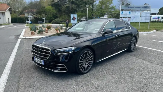 Rent Mercedes-Benz S-Class with driver in Cannes