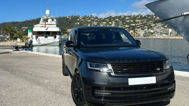 Rent Land Rover Range Rover L460 with driver in French Riviera • Courchevel • Geneva